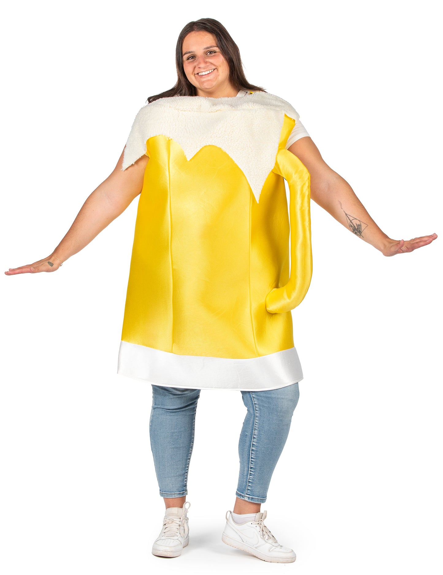 Déguisement chope de bière adulte