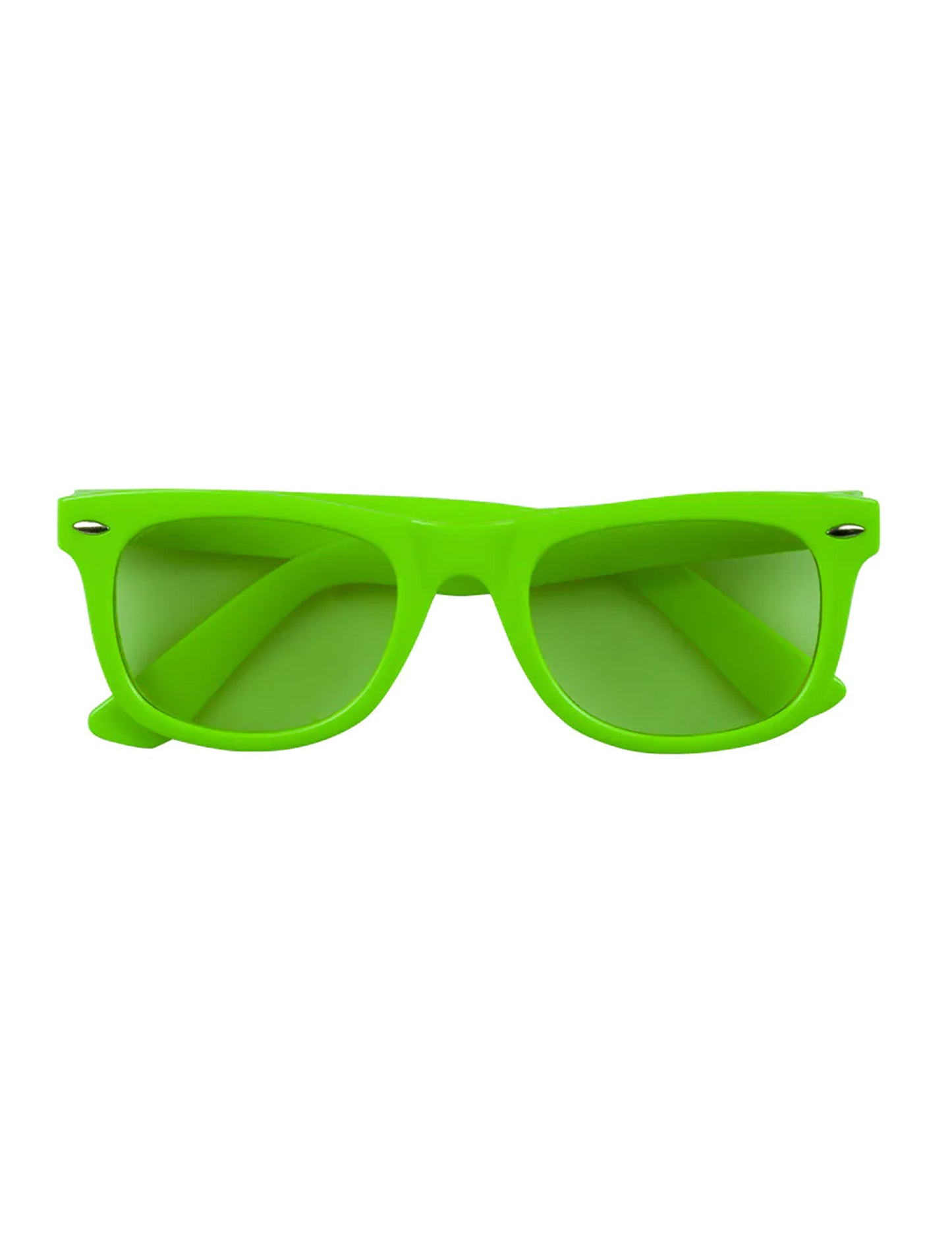 Lunettes vert fluo 80's adulte