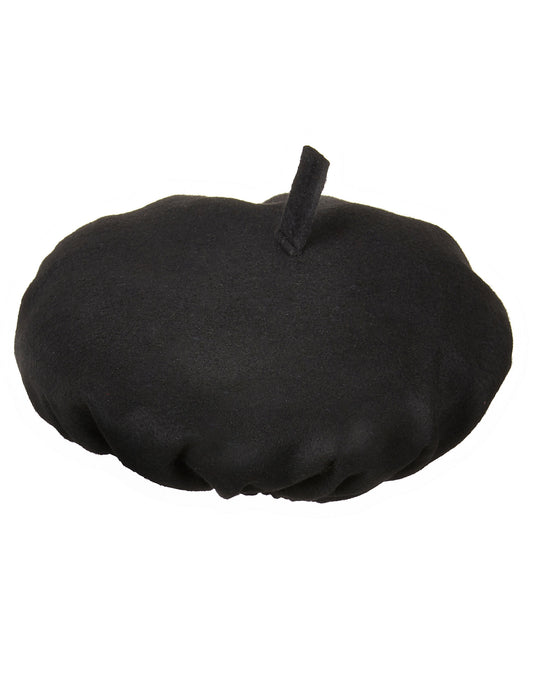Béret traditionnel noir