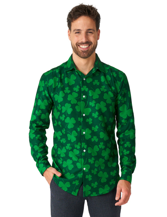 Chemise à trèfles Saint Patrick homme Suitmeister™