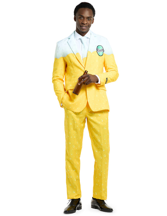 Costume Mr Bière jaune Suitmeisters™ adulte