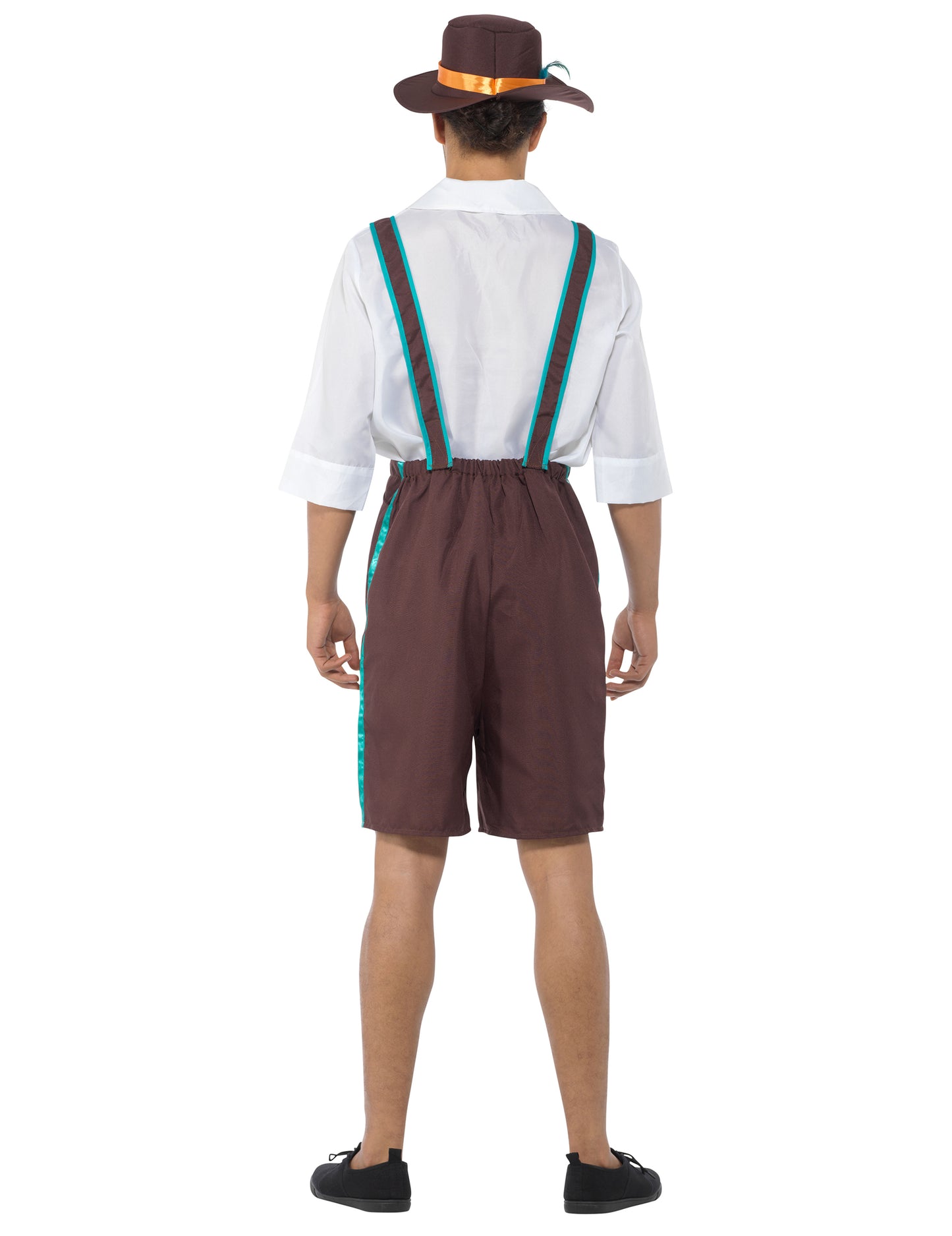 Déguisement Bavarois salopette marron homme