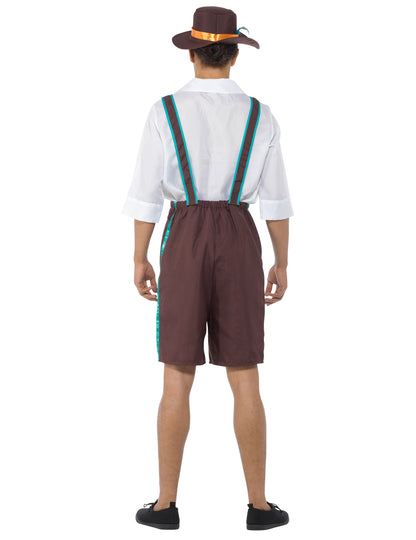 Déguisement Bavarois salopette marron homme