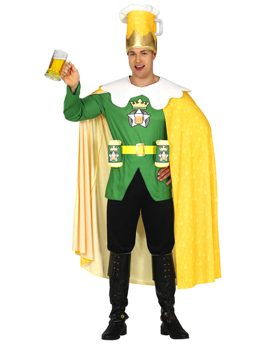 Déguisement humoristique roi de la bière adulte
