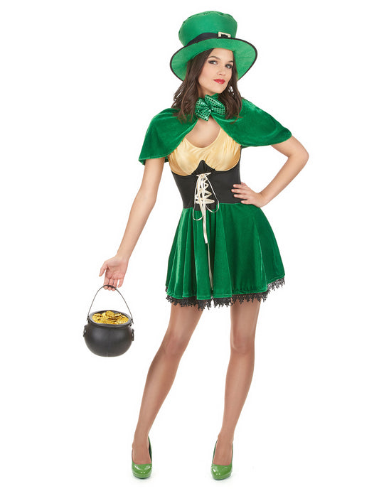 Déguisement leprechaun St Patrick femme