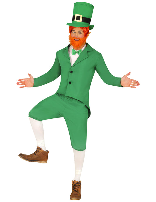 Déguisement leprechaun vert homme