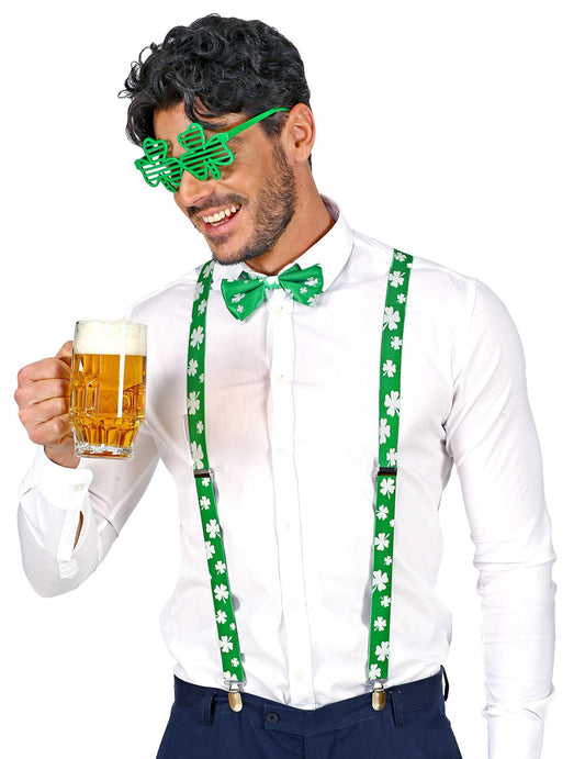 Kit accessoires trèfles Saint Patrick adulte