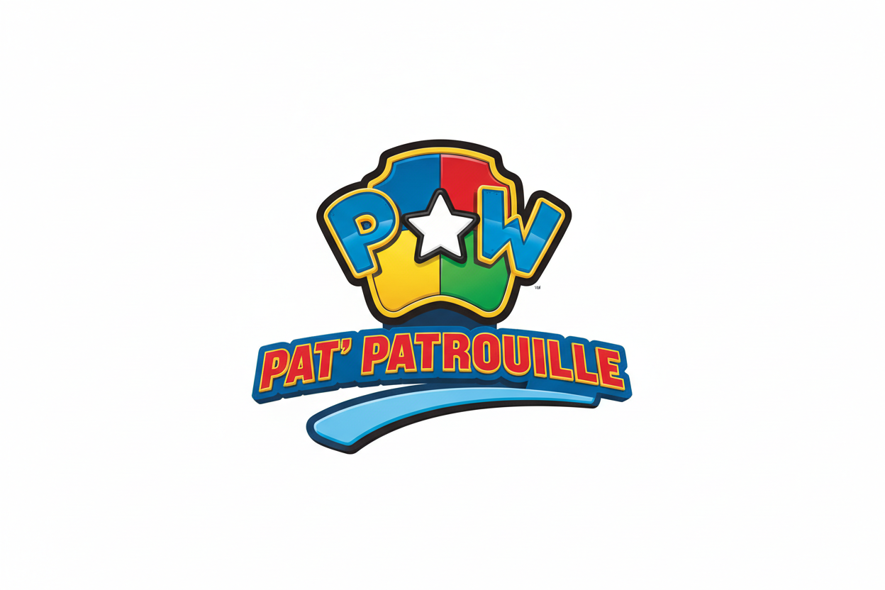 logo pat patrouille francais sur fond blanc
