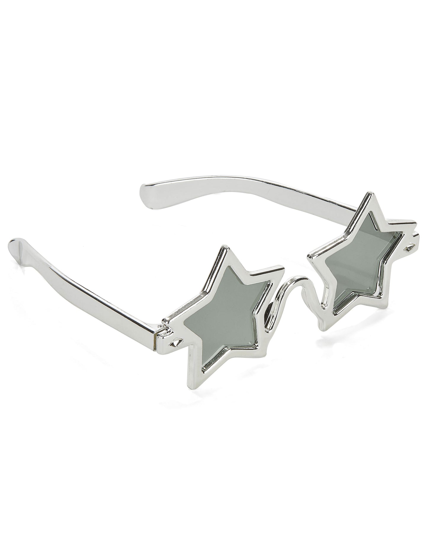 Lunettes argentées étoile adulte