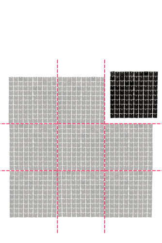 Panneau de fond noir brillant 30 x 30 cm