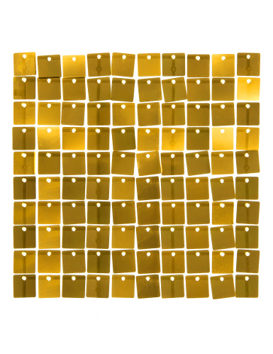 Panneau de fond or brillant 30 x 30 cm