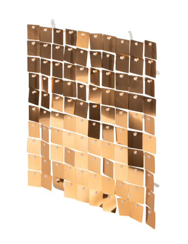 Panneau de fond rose brillant 30 x 30 cm