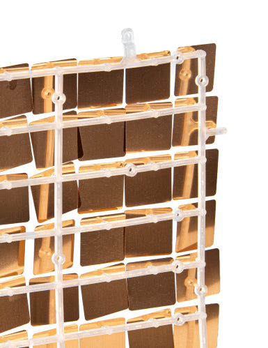 Panneau de fond rose brillant 30 x 30 cm