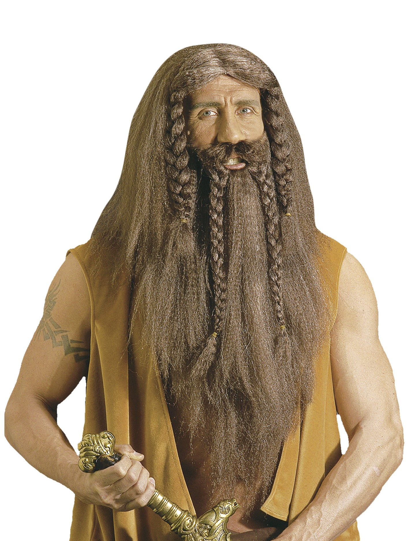 Perruque barbare viking homme