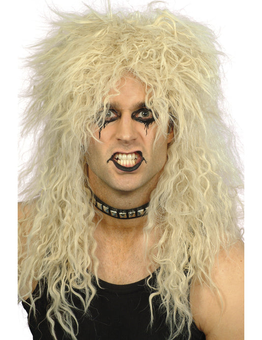 Perruque hard rocker adulte