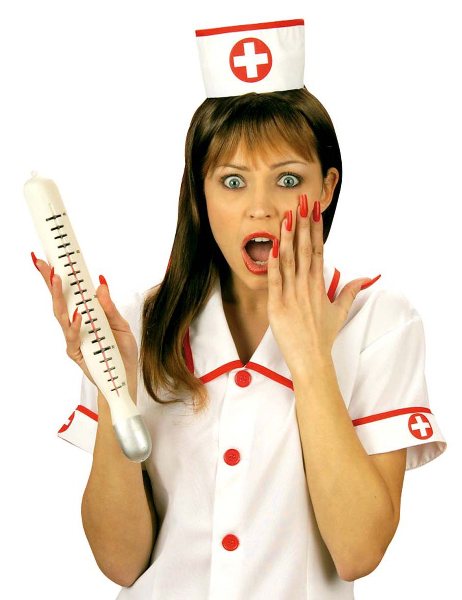 Thermomètre géant d'infirmière